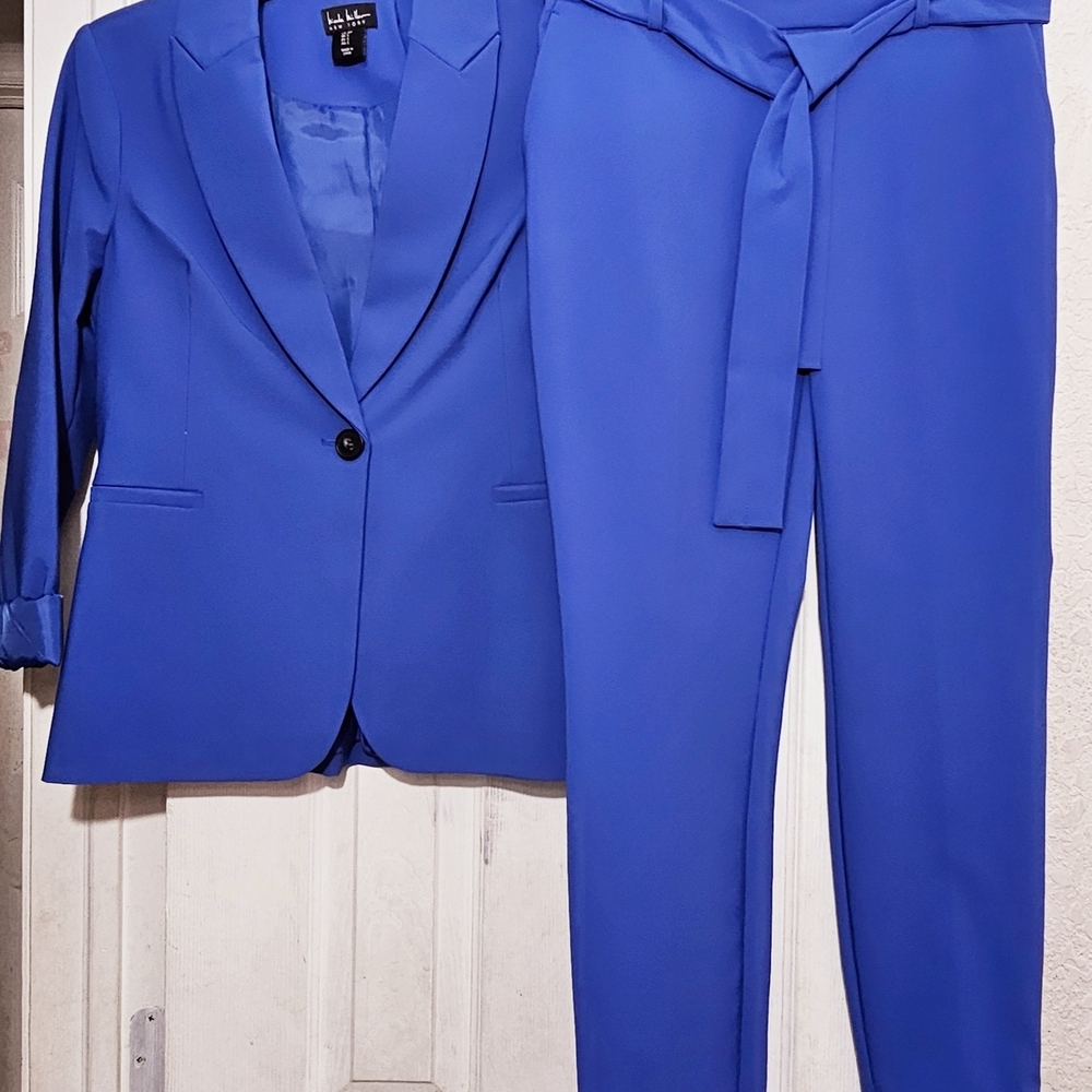 Elegant Blue Women's Pantsuit